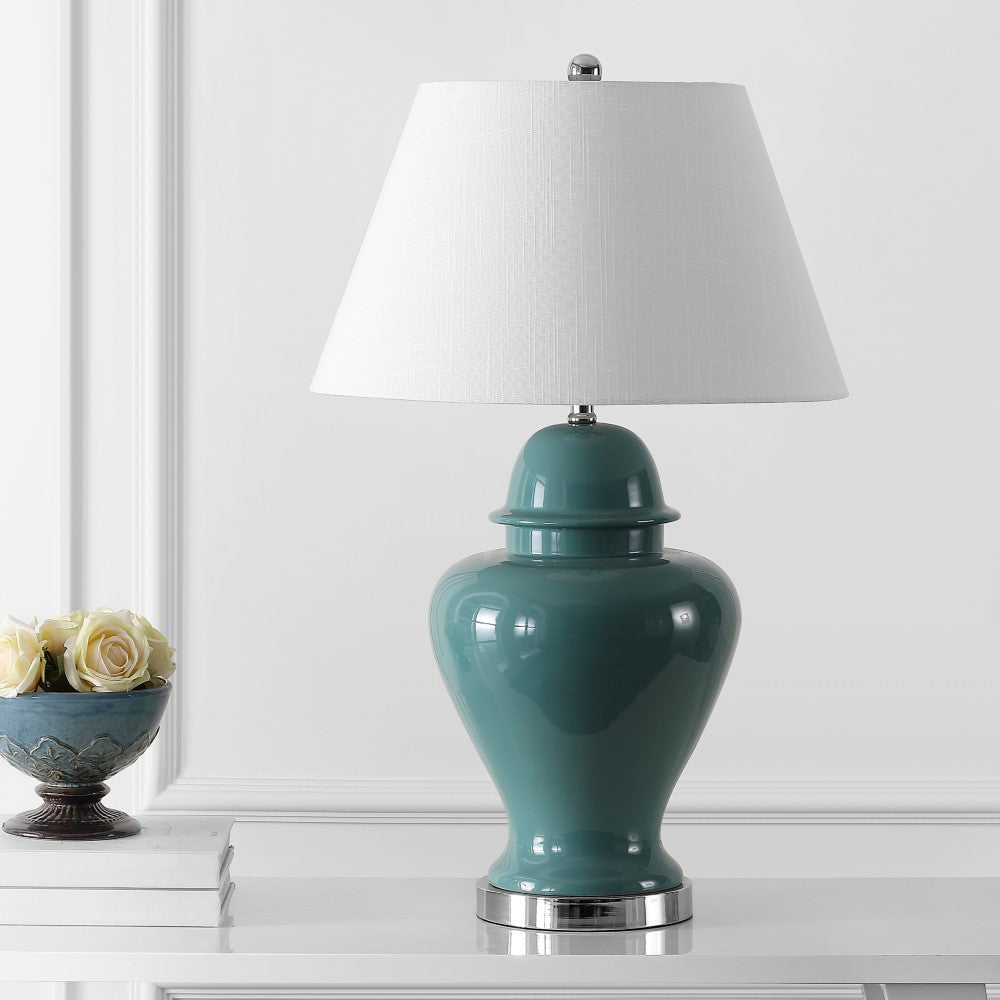 Kiso 33" Ceramic/Iron Modern Classic LED Table Lamp