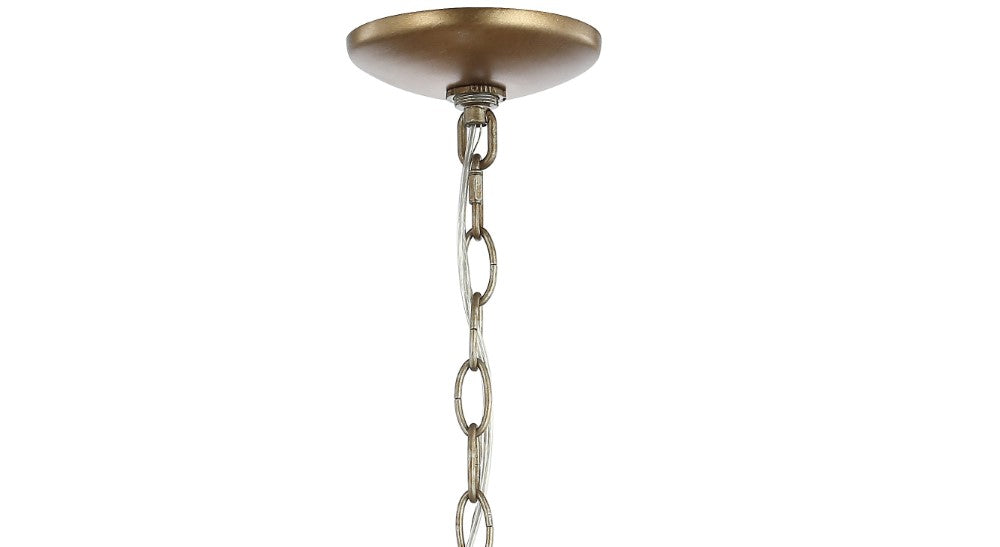 Albee 4-Light 20" Iron Adjustable Industrial Mesh LED Pendant