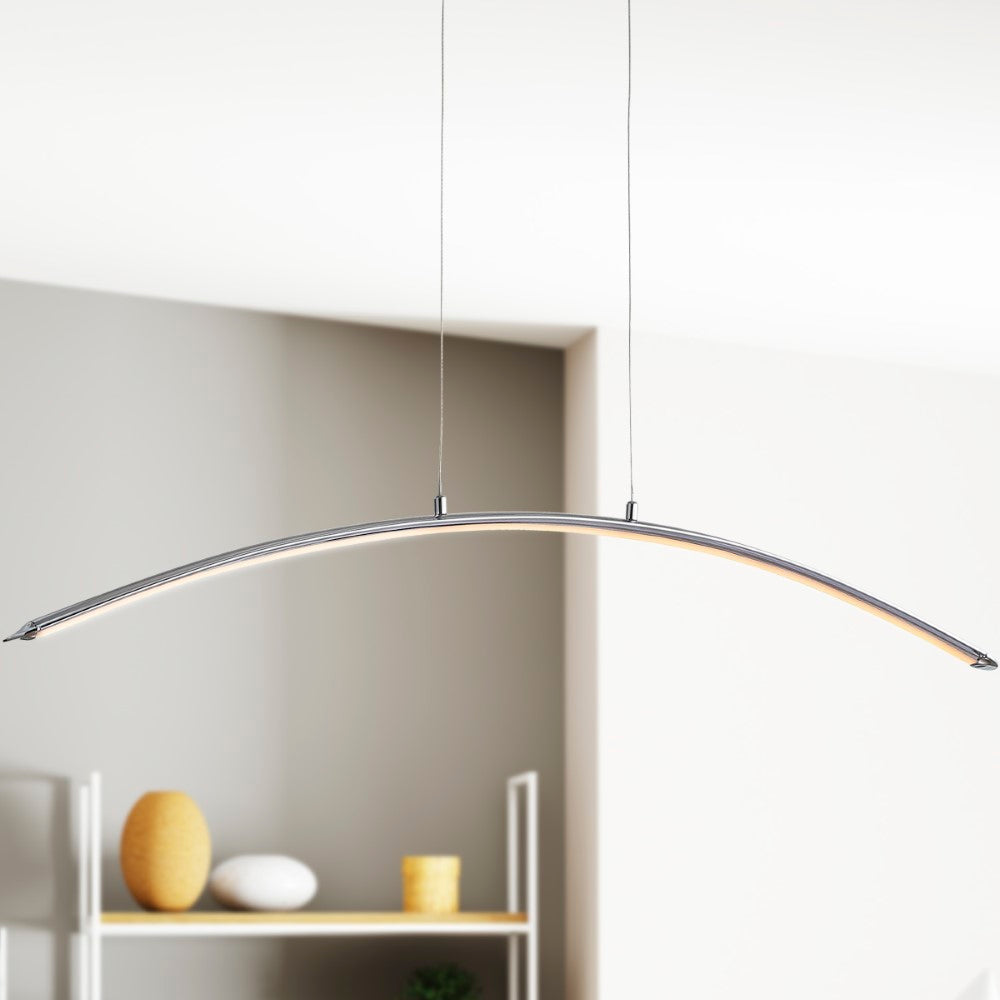 Dala 41.5" Dimmable Adjustable Integrated LED Metal Linear Pendant