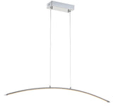 Dala 41.5" Dimmable Adjustable Integrated LED Metal Linear Pendant