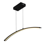 Dala 41.5" Dimmable Adjustable Integrated LED Metal Linear Pendant