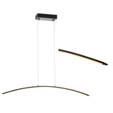 Dala 41.5" Dimmable Adjustable Integrated LED Metal Linear Pendant