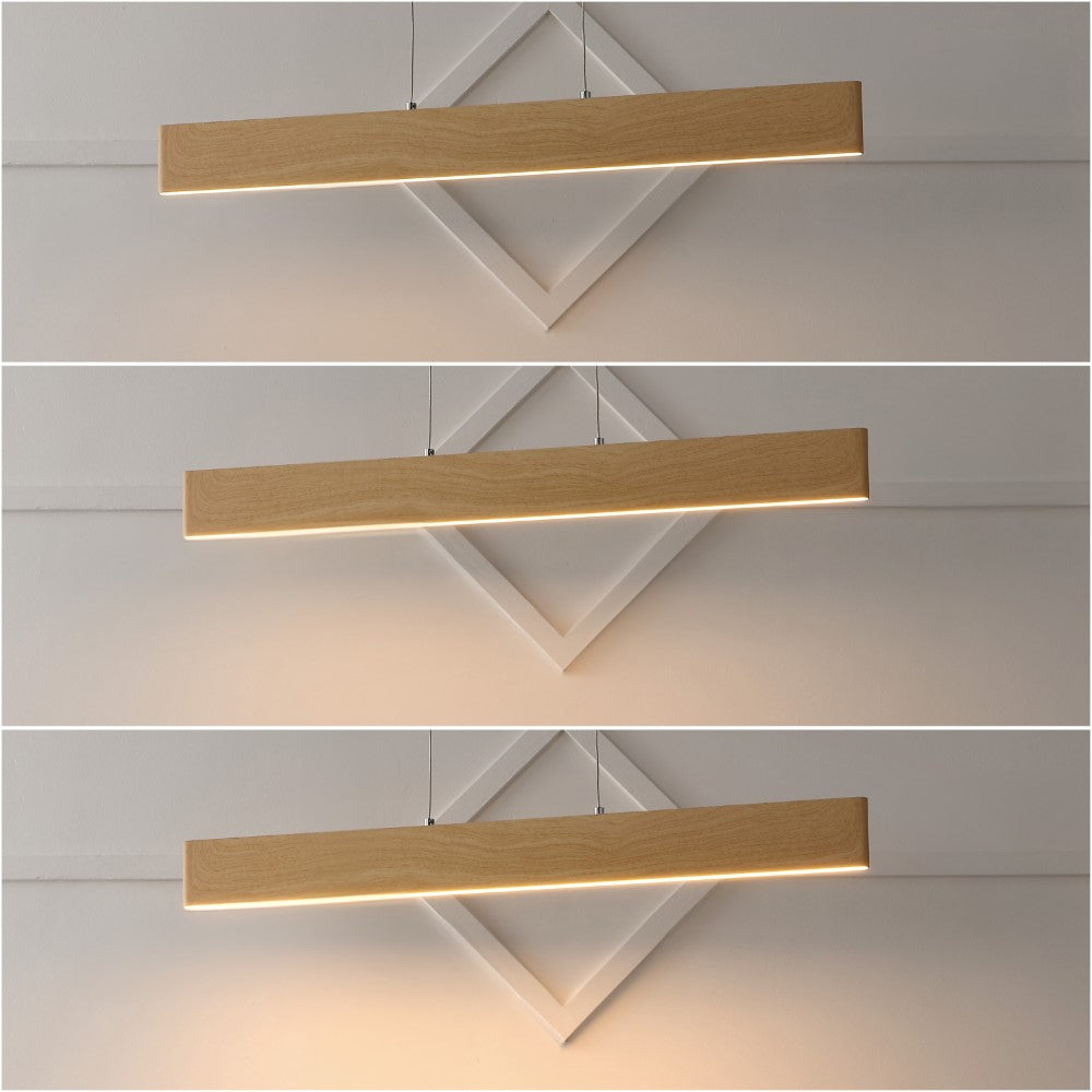 Alder Dimmable Adjustable Integrated LED Metal Linear Pendant