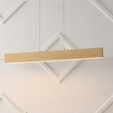 Alder Dimmable Adjustable Integrated LED Metal Linear Pendant