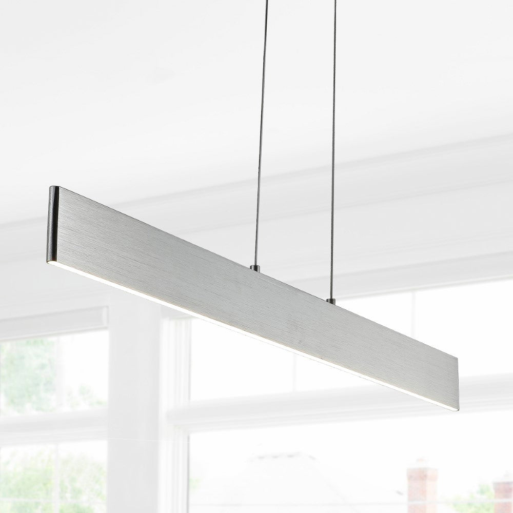 Alder Dimmable Adjustable Integrated LED Metal Linear Pendant