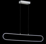 Cullen 39" Dimmable Adjustable Integrated LED Metal Linear Pendant
