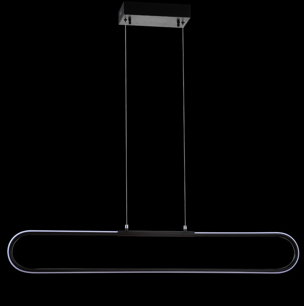 Cullen 39" Dimmable Adjustable Integrated LED Metal Linear Pendant