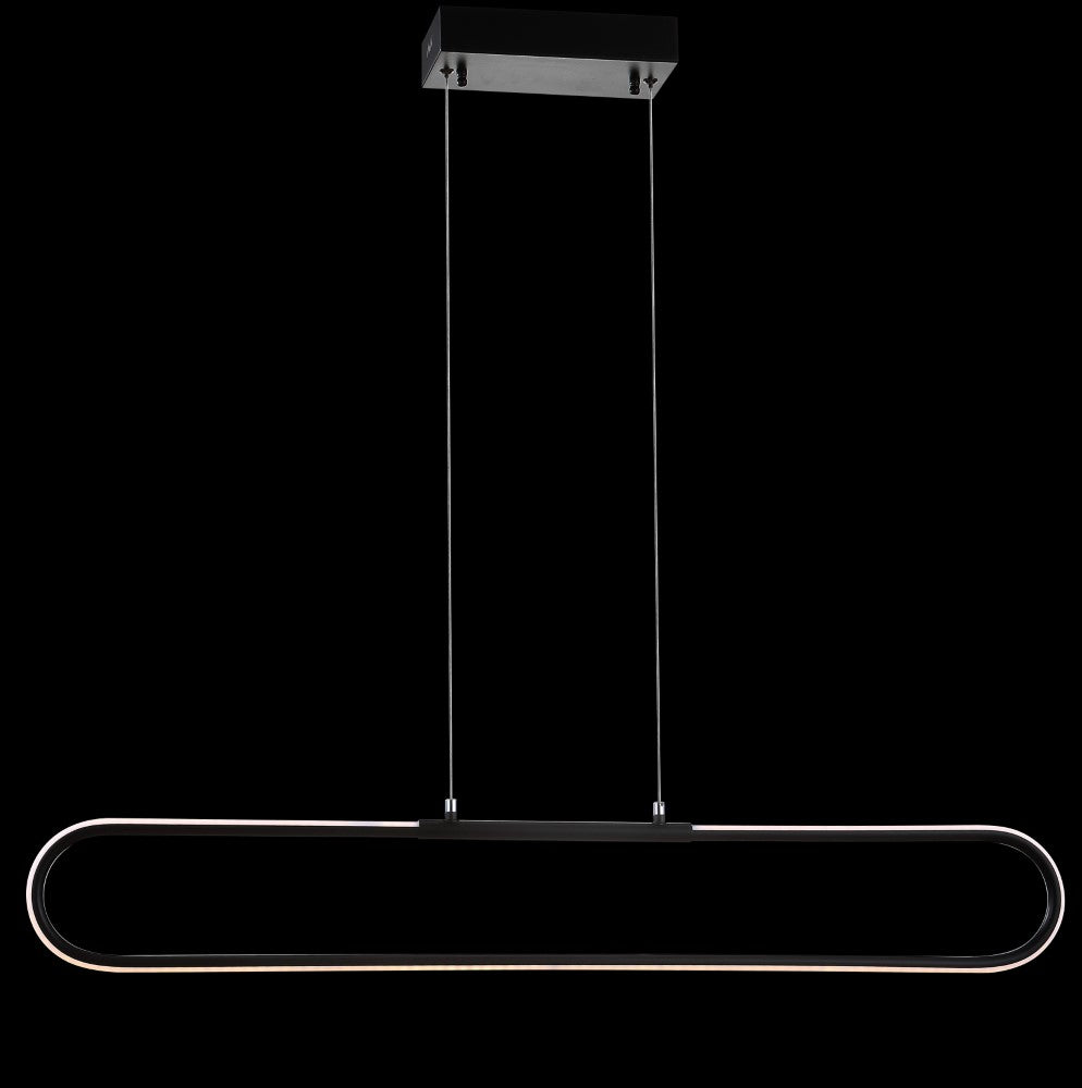 Cullen 39" Dimmable Adjustable Integrated LED Metal Linear Pendant