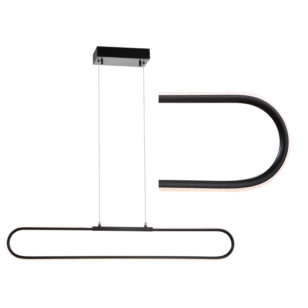 Cullen 39" Dimmable Adjustable Integrated LED Metal Linear Pendant