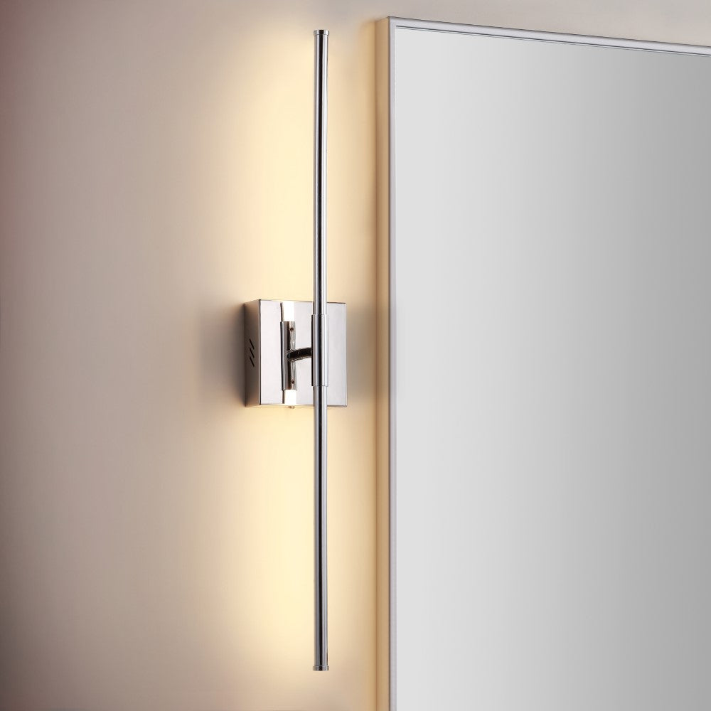 Dara 28" Dimmable Integrated LED Metal Wall Sconce