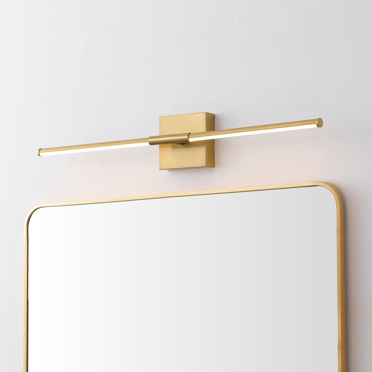 Dara 28" Dimmable Integrated LED Metal Wall Sconce