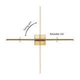 Dara 28" Dimmable Integrated LED Metal Wall Sconce