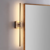 Dara 28" Dimmable Integrated LED Metal Wall Sconce