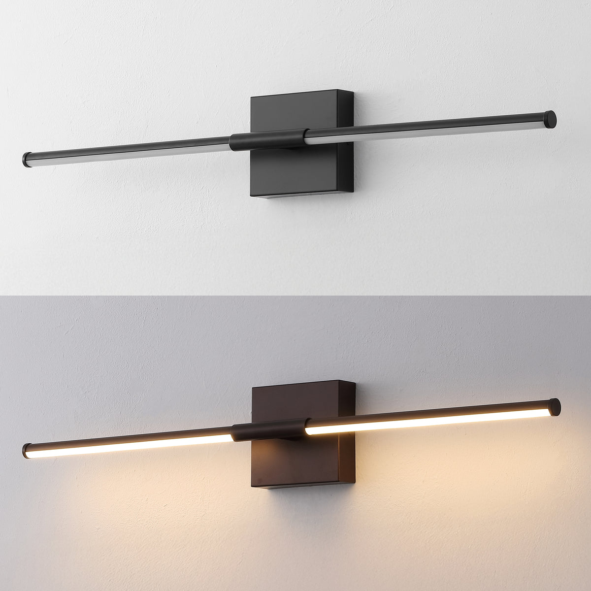Dara 28" Dimmable Integrated LED Metal Wall Sconce