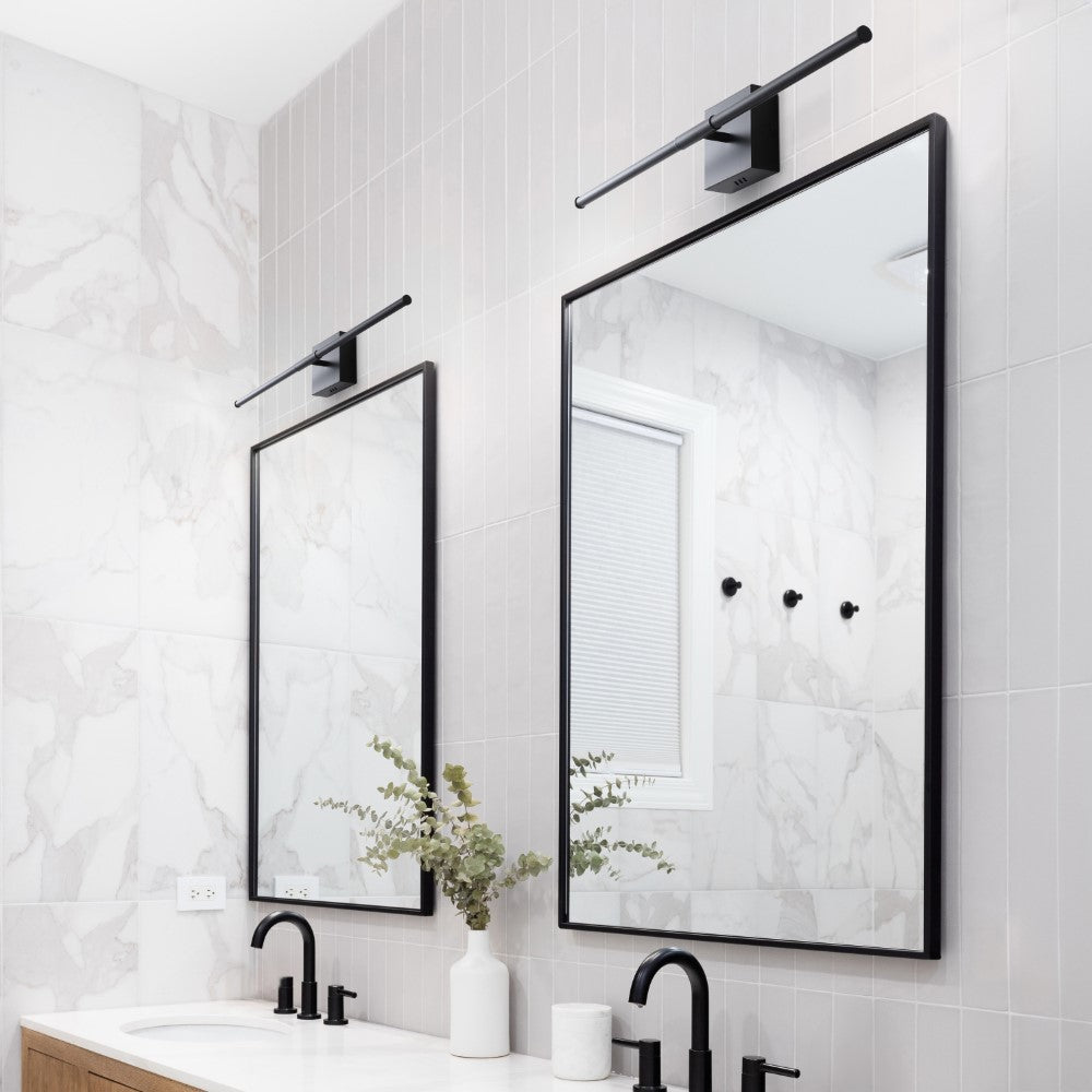 Dara 28" Dimmable Integrated LED Metal Wall Sconce