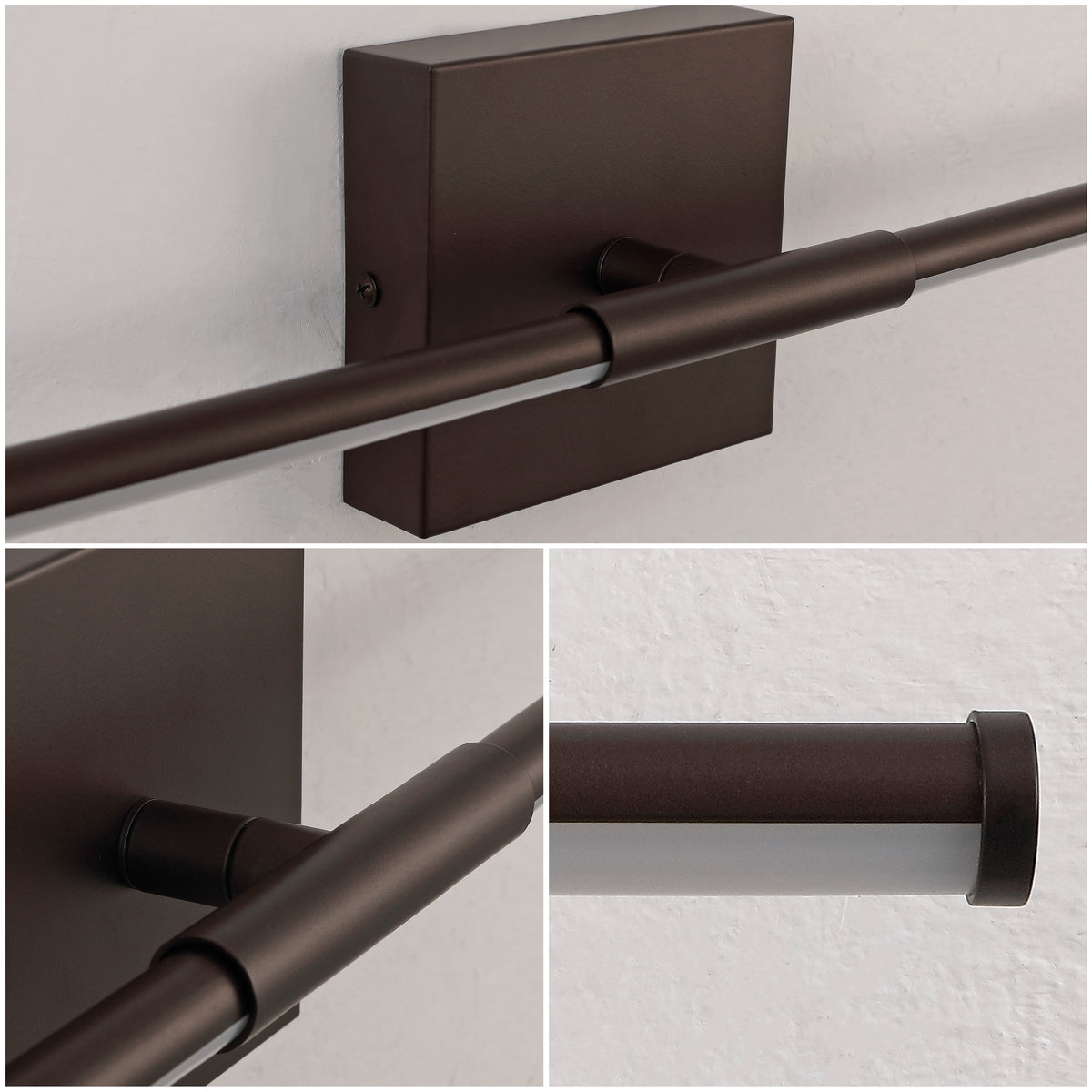 Dara 28" Dimmable Integrated LED Metal Wall Sconce