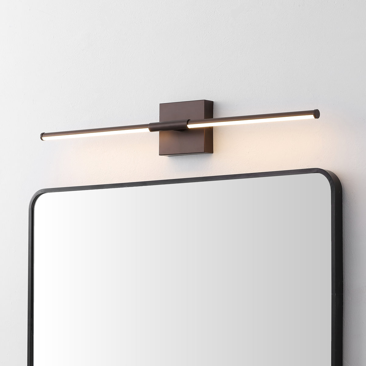 Dara 28" Dimmable Integrated LED Metal Wall Sconce