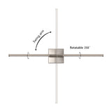 Dara 28" Dimmable Integrated LED Metal Wall Sconce