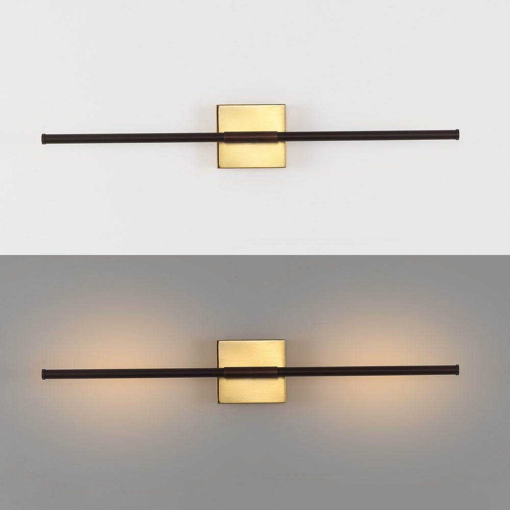 Dara 28" Dimmable Integrated LED Metal Wall Sconce