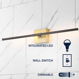 Dara 28" Dimmable Integrated LED Metal Wall Sconce