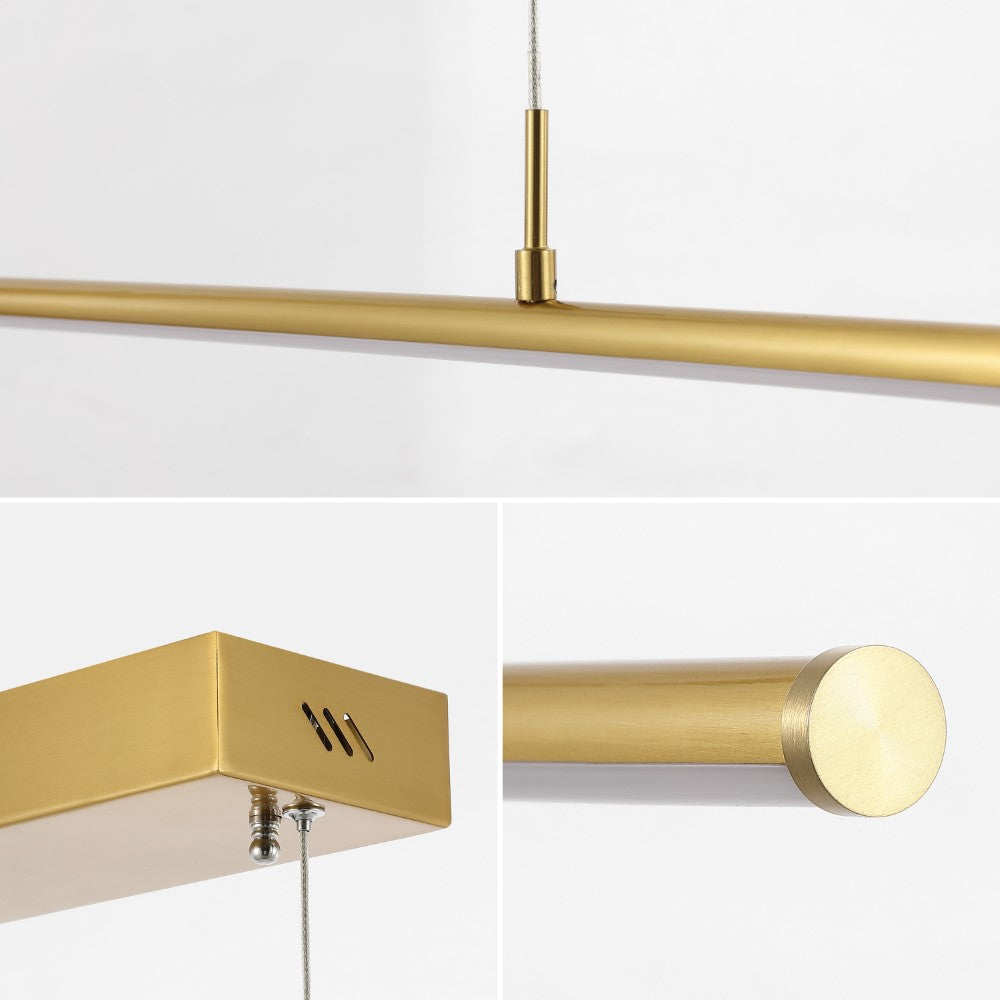 Conley 39.5" Dimmable Adjustable Integrated LED Metal Linear Pendant