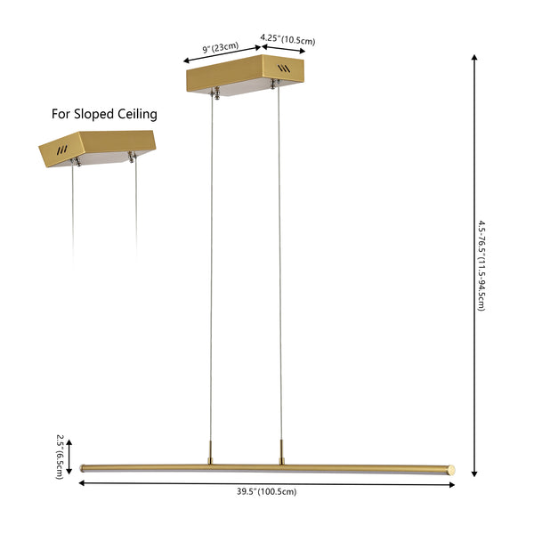 Dimension Image Brass Gold