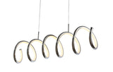 Dusky 31" Dimmable Adjustable Integrated LED Metal Linear Pendant