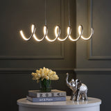 Dusky 31" Dimmable Adjustable Integrated LED Metal Linear Pendant