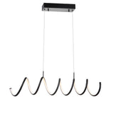Dusky 31" Dimmable Adjustable Integrated LED Metal Linear Pendant