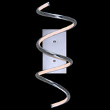 Corella 7" Modern Metal Integrated LED Vanity Light Sconce