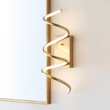 Corella 7" Modern Metal Integrated LED Vanity Light Sconce