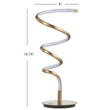 Lomka 19.75" Modern Dimmable Metal Integrated LED Table Lamp