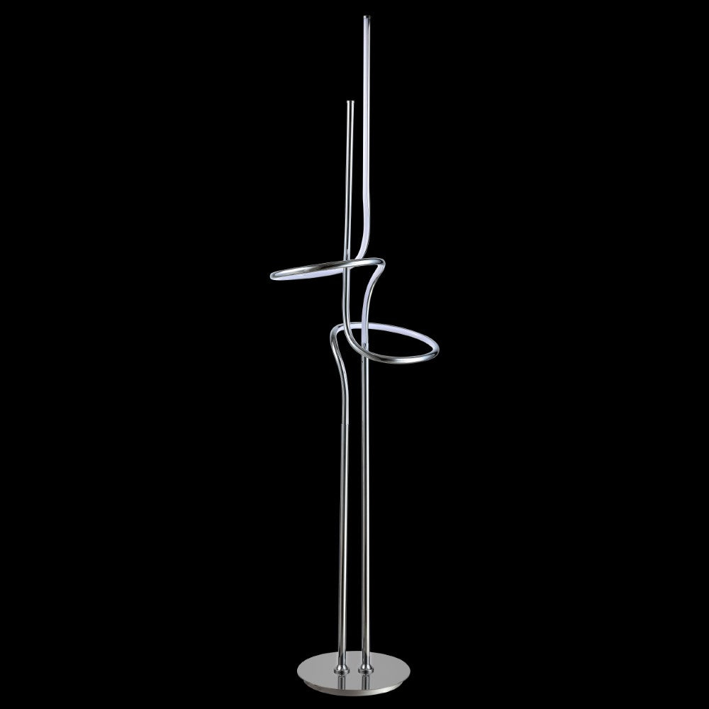 Iory 64" Minimalist Dimmable Metal Integrated LED Floor Lamp