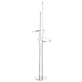 Iory 64" Minimalist Dimmable Metal Integrated LED Floor Lamp
