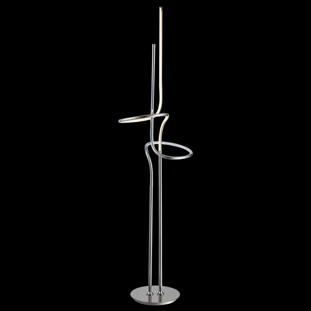 Iory 64" Minimalist Dimmable Metal Integrated LED Floor Lamp