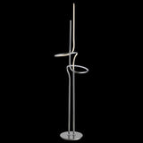 Iory 64" Minimalist Dimmable Metal Integrated LED Floor Lamp