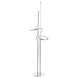 Iory 64" Minimalist Dimmable Metal Integrated LED Floor Lamp