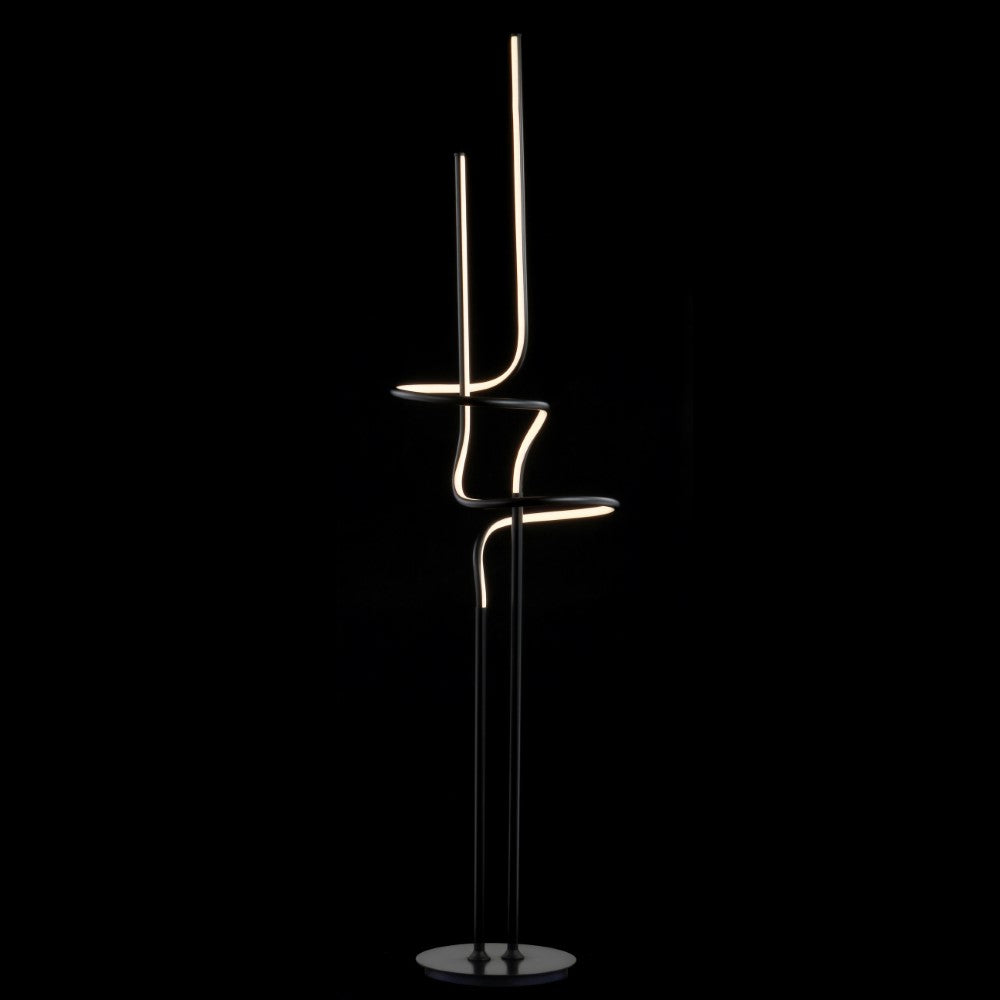 Iory 64" Minimalist Dimmable Metal Integrated LED Floor Lamp