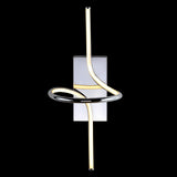 Senegal 9" Minimalist Metal Integrated LED Vanity Light Sconce
