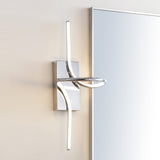Senegal 9" Minimalist Metal Integrated LED Vanity Light Sconce