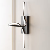 Senegal 9" Minimalist Metal Integrated LED Vanity Light Sconce