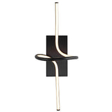 Senegal 9" Minimalist Metal Integrated LED Vanity Light Sconce