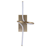 Senegal 9" Minimalist Metal Integrated LED Vanity Light Sconce