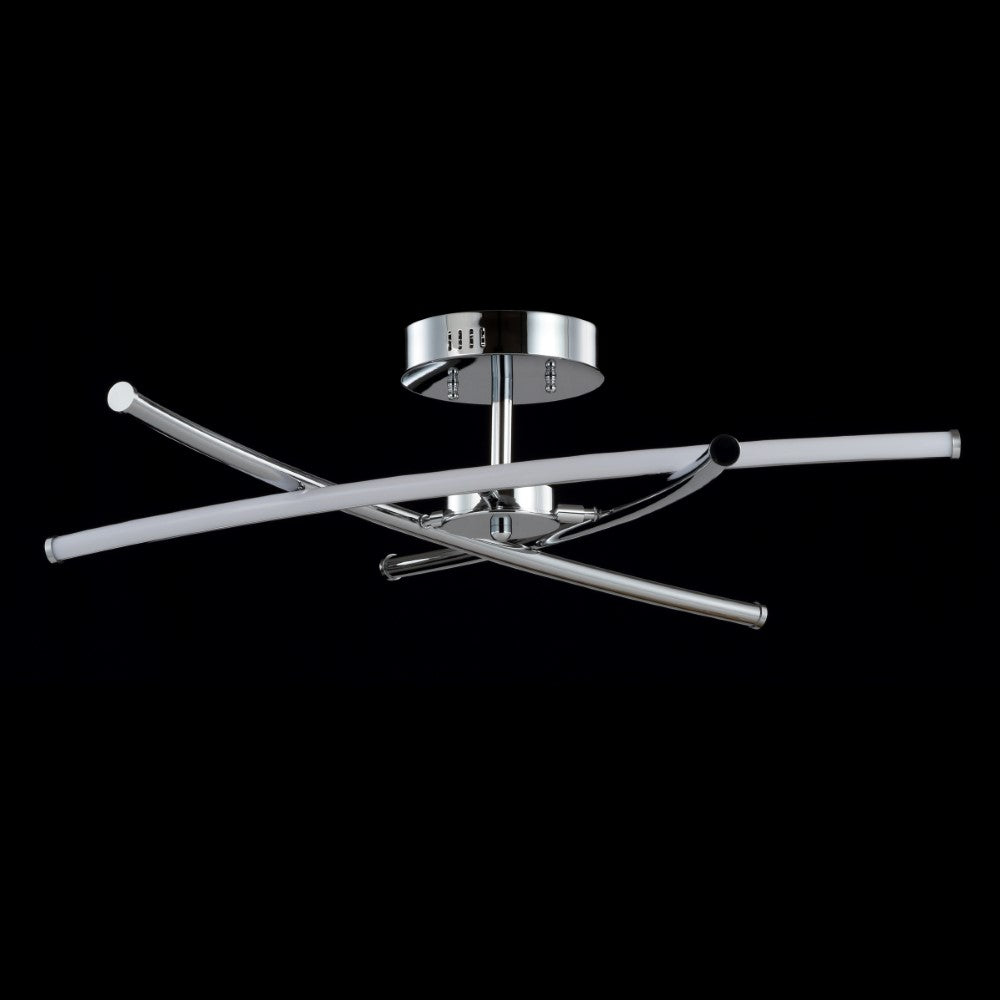 Palm 31.5" Modern Metal Integrated LED Pendant