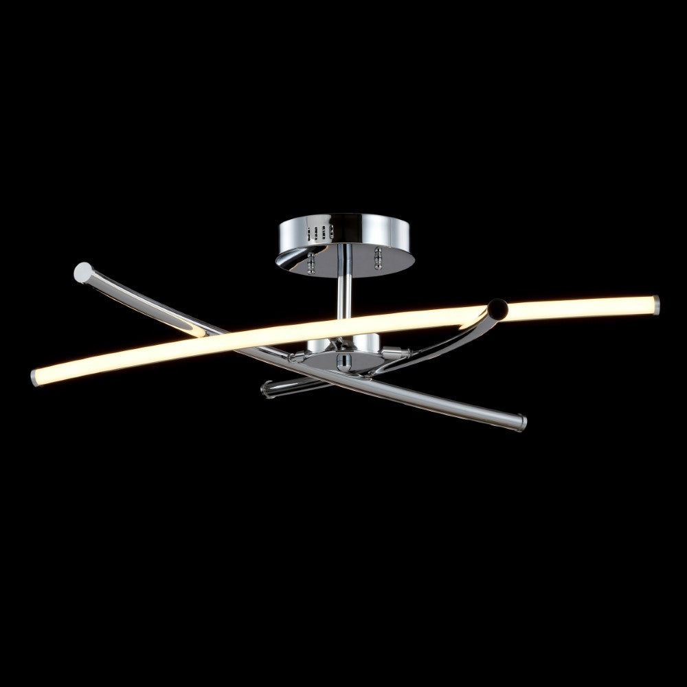Palm 31.5" Modern Metal Integrated LED Pendant