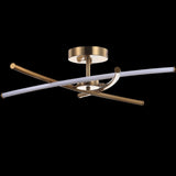 Palm 31.5" Modern Metal Integrated LED Pendant
