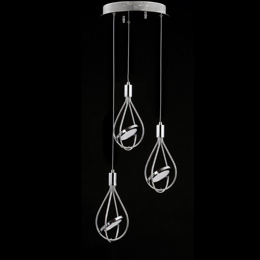 Gorey Adjustable Modern Integrated Cluster LED Metal Pendant