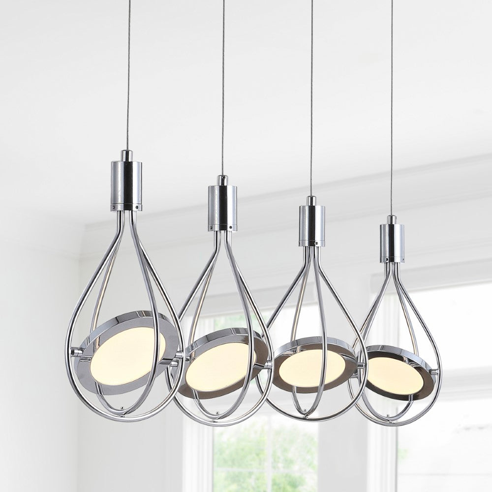 Gorey Adjustable Modern Integrated Cluster LED Metal Pendant