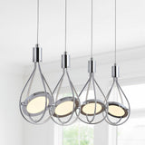 Gorey Adjustable Modern Integrated Cluster LED Metal Pendant
