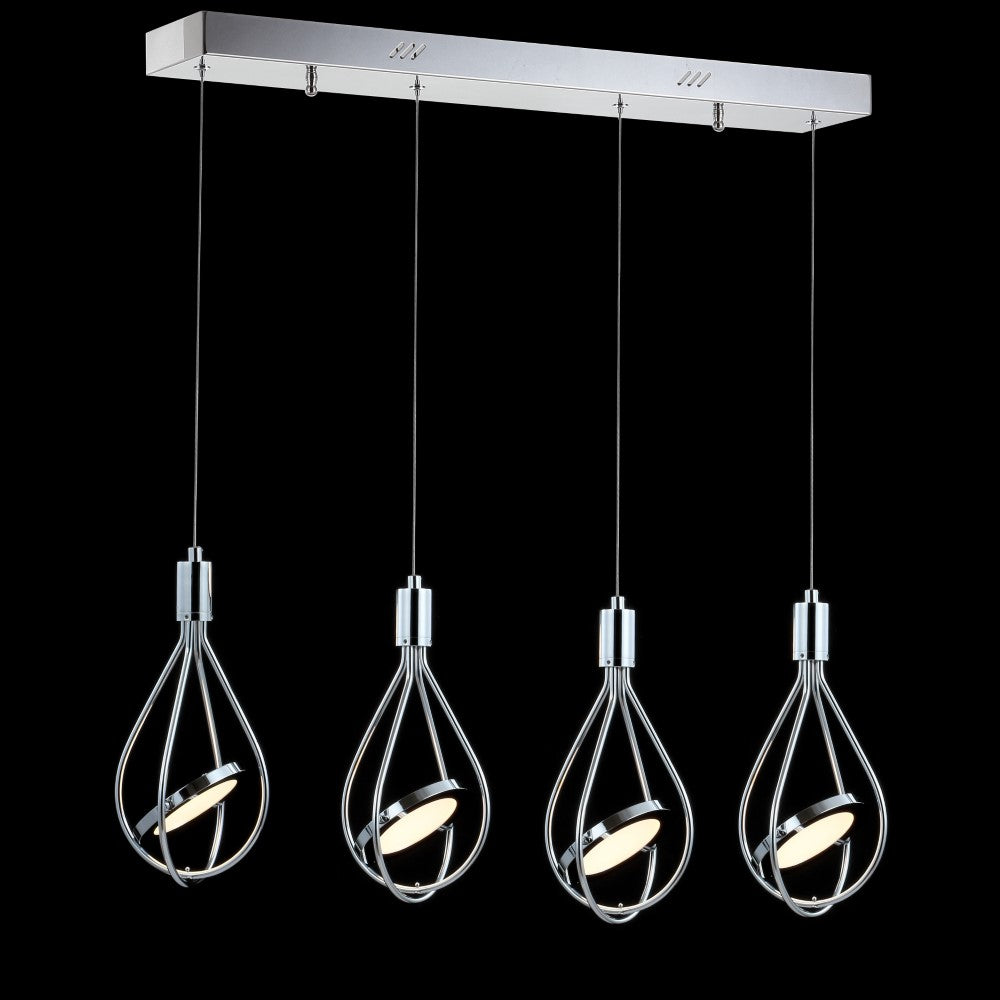 Gorey Adjustable Modern Integrated Cluster LED Metal Pendant